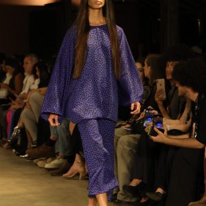 Conjunto azul estampado —Horizonte